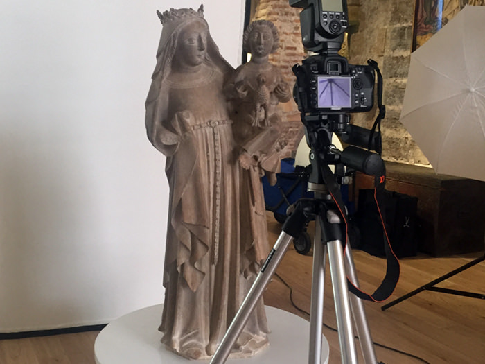 Una copia digital de la Virgen del Museo